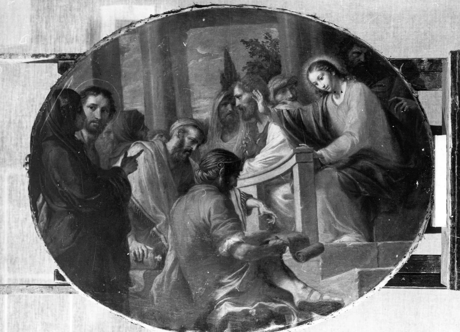Misteri del rosario - Disputa di Gesù con i dottori del Tempio, Chiesa di san Liborio, Colorno, Parma